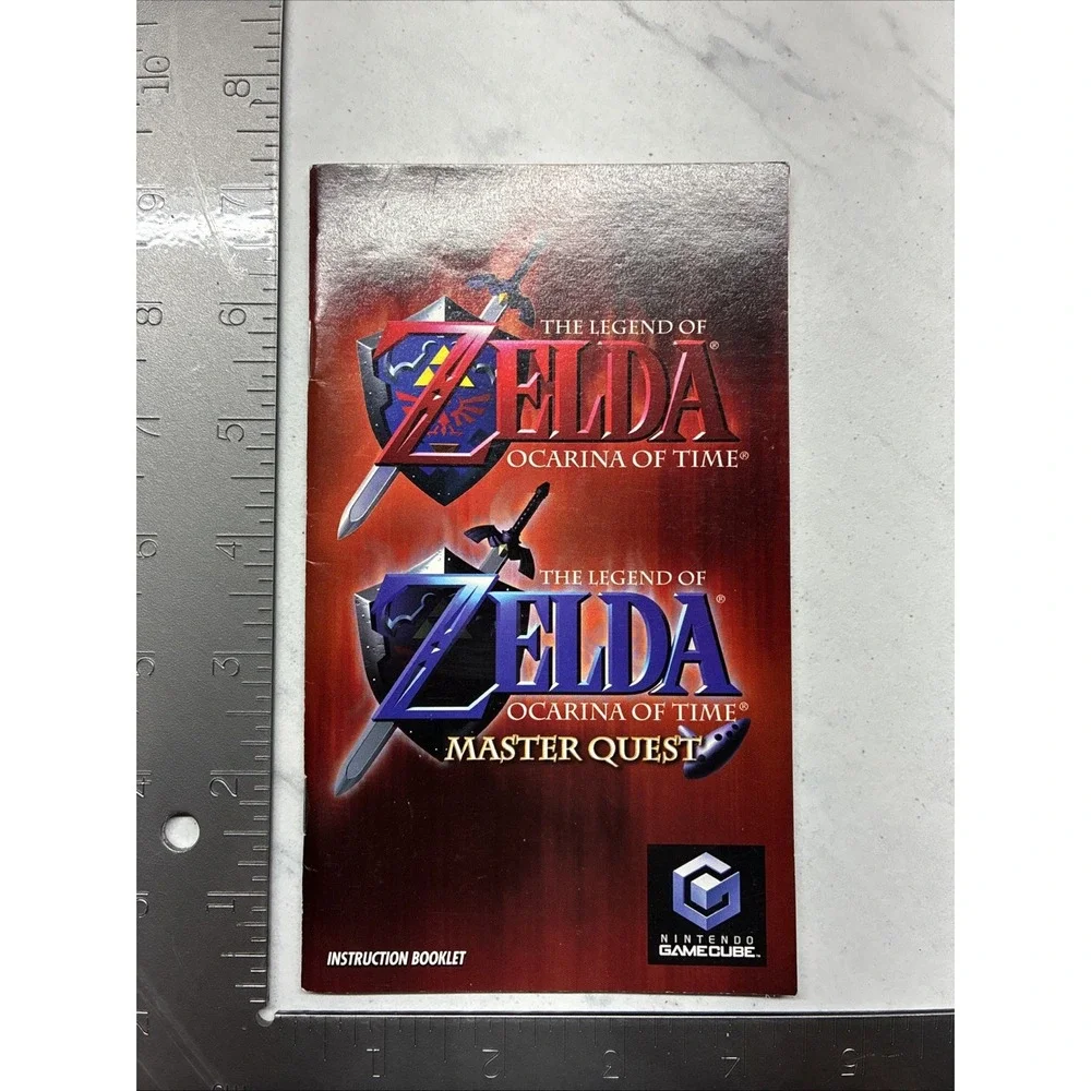 Legend of Zelda Master Quest Ocarina Nintendo Gamecube Instruction Manual Only